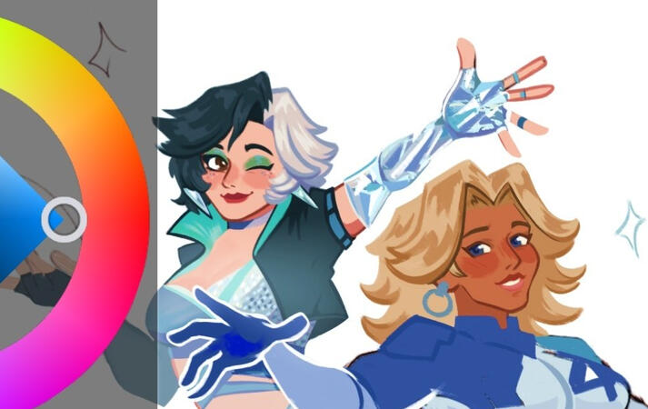 Marvel Rivals Luna and Sue!