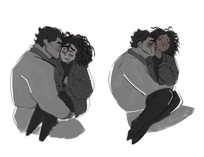 OCxCanon half body sketches OCxCanon half body sketches