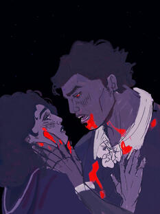 Vampire October sketch!! Vampire October sketch!!